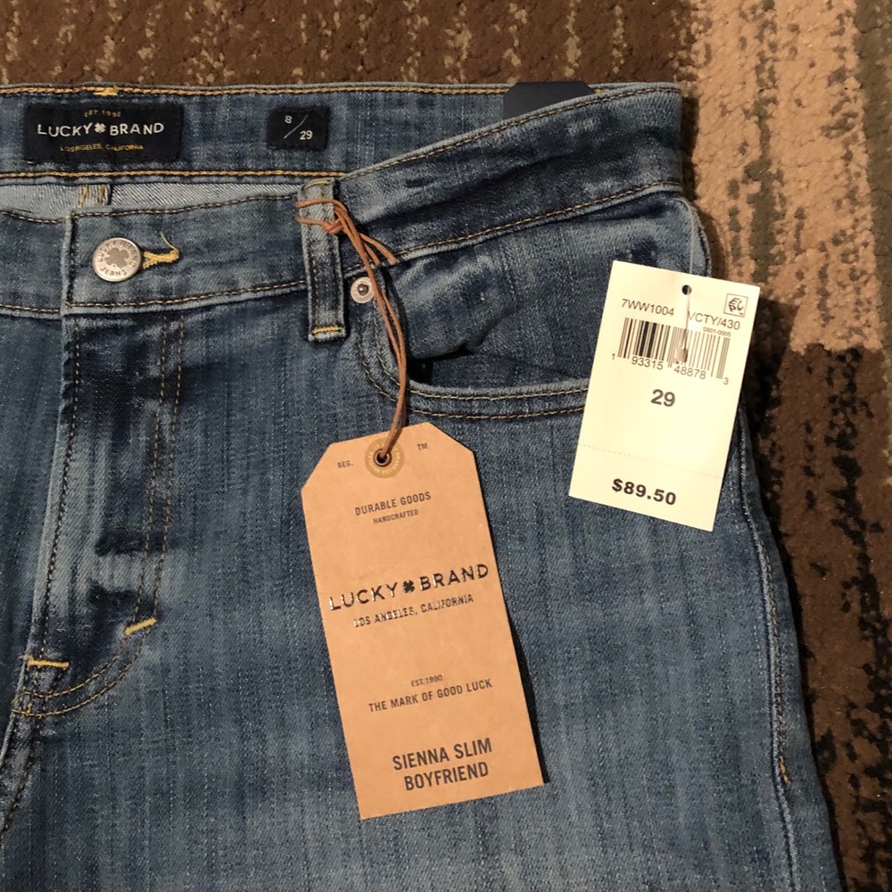 NWT Lucky Brand Sienna Slim Boyfriend Jeans - 8/29